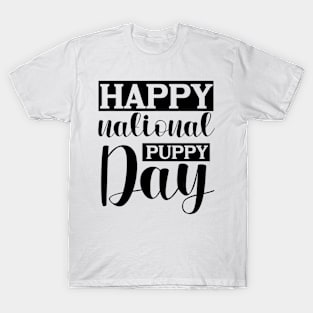 National-Puppy-Day T-Shirt